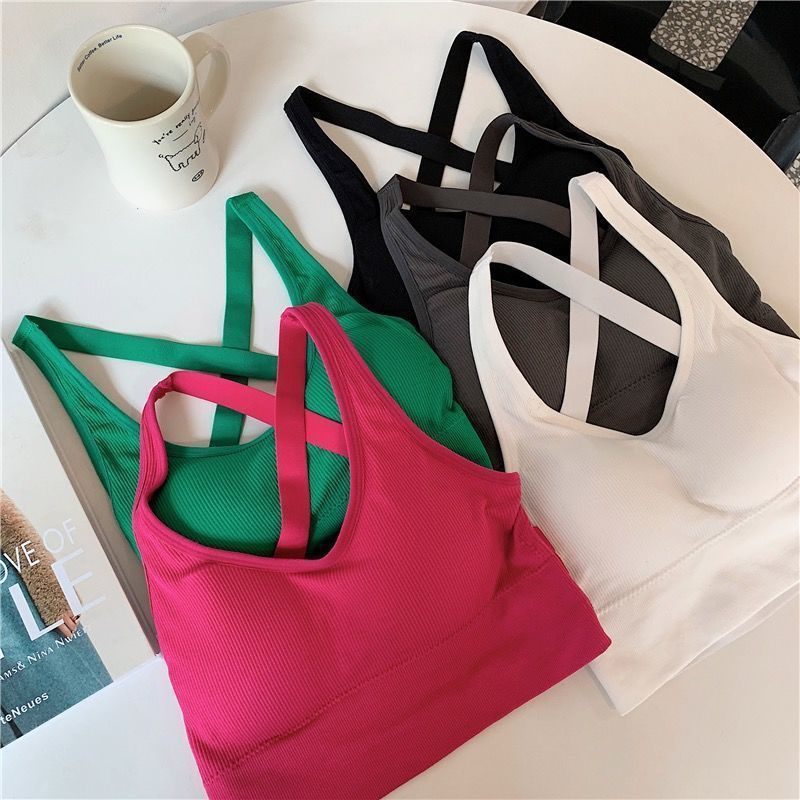 Bralette Triangle Set - Sexy Sports Bra Yoga Bra Fitness