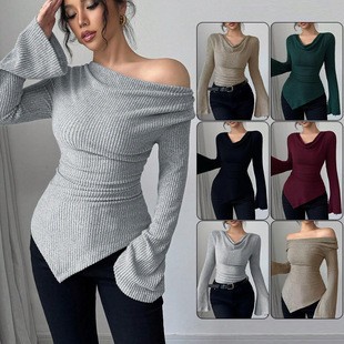 Women's Blouse Longsleeve Soli - огляд і ціна Blouse Off Shoulder