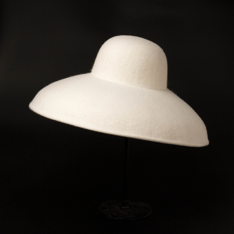 Classical Big Wide Brim Wool F - огляд і ціна Hat Floppy Wide