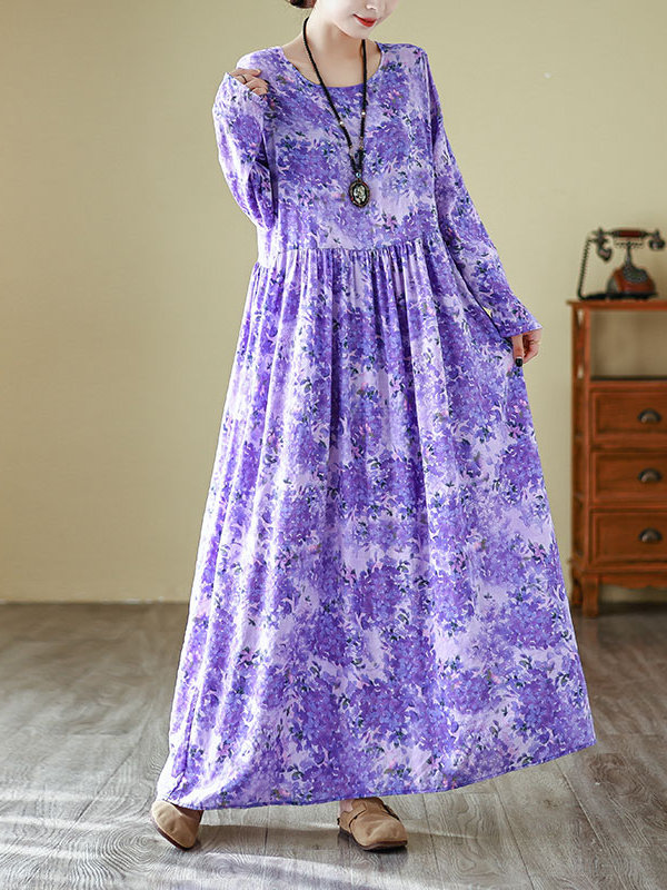 Spring New Style round Neck Lo - огляд і ціна Linen Dress Wrap