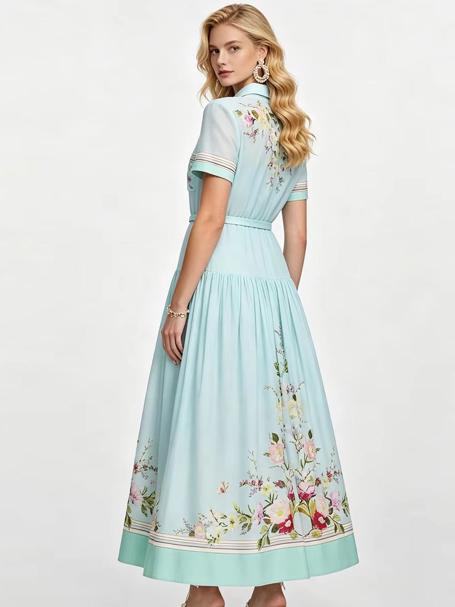 Elegant Floral Printted Summer - огляд і ціна Midi Skirt Floral