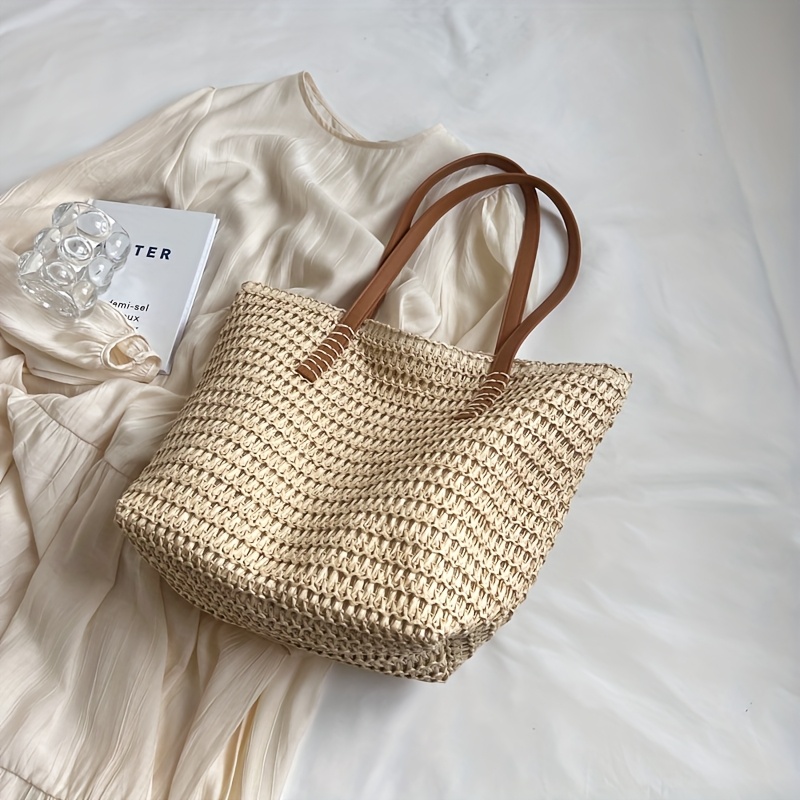 Fashionable and Versatile Wome - огляд і ціна Crochet Bag Raffia
