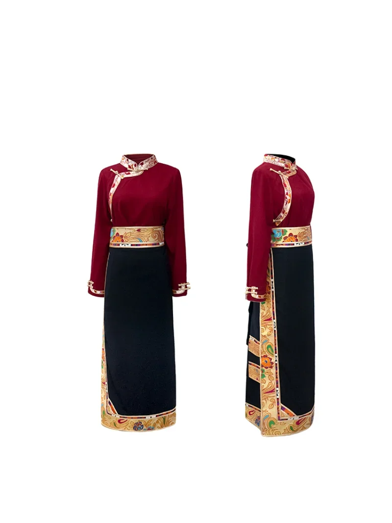 Traditional Tibetan Dress Wrap - огляд і ціна Linen Dress Wrap
