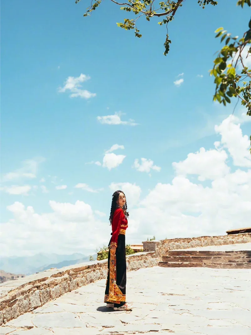 Traditional Tibetan Dress Wrap - огляд і ціна Linen Dress Wrap