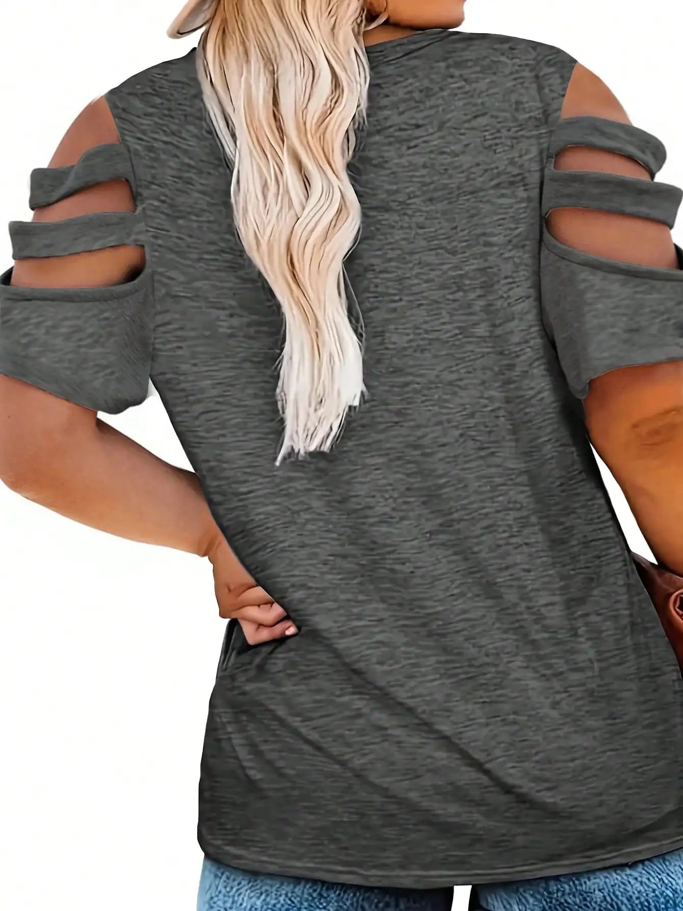 Women Fashion Plus Size 1XL-5X - огляд і ціна Blouse Off Shoulder