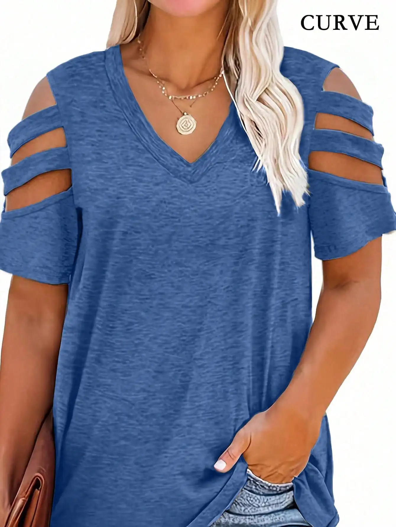 Women Fashion Plus Size 1XL-5X - огляд і ціна Blouse Off Shoulder