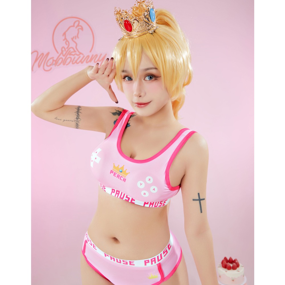 MOBBUNNY Peach Derivative Spor - огляд і ціна Bralette Triangle Set