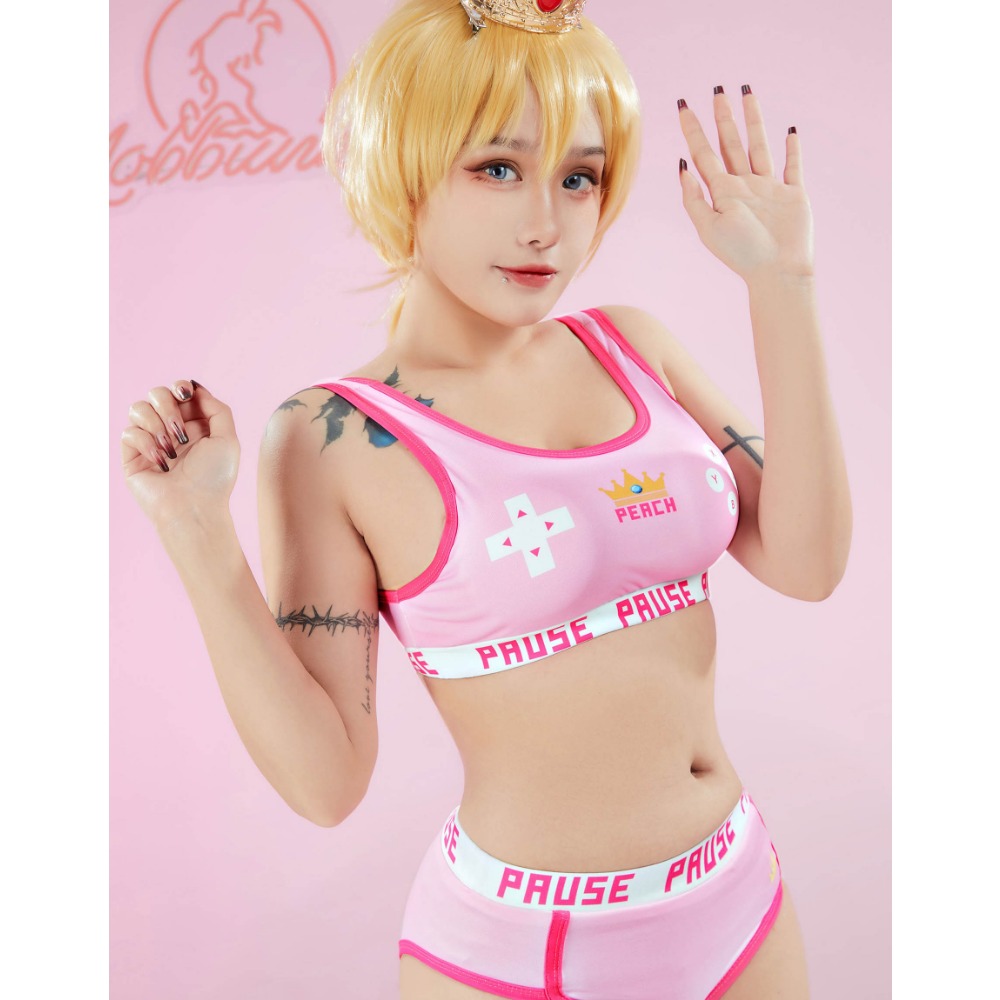 MOBBUNNY Peach Derivative Spor - огляд і ціна Bralette Triangle Set