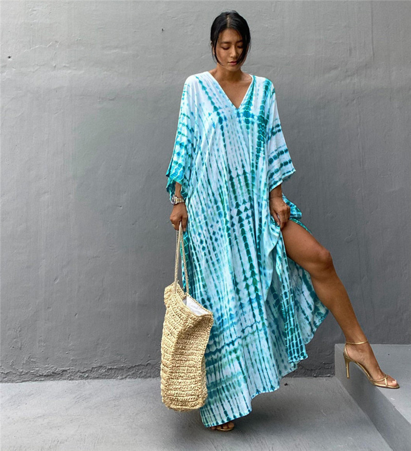 Plus Size Women Beachwear Long - огляд і ціна Cover Up Kaftan
