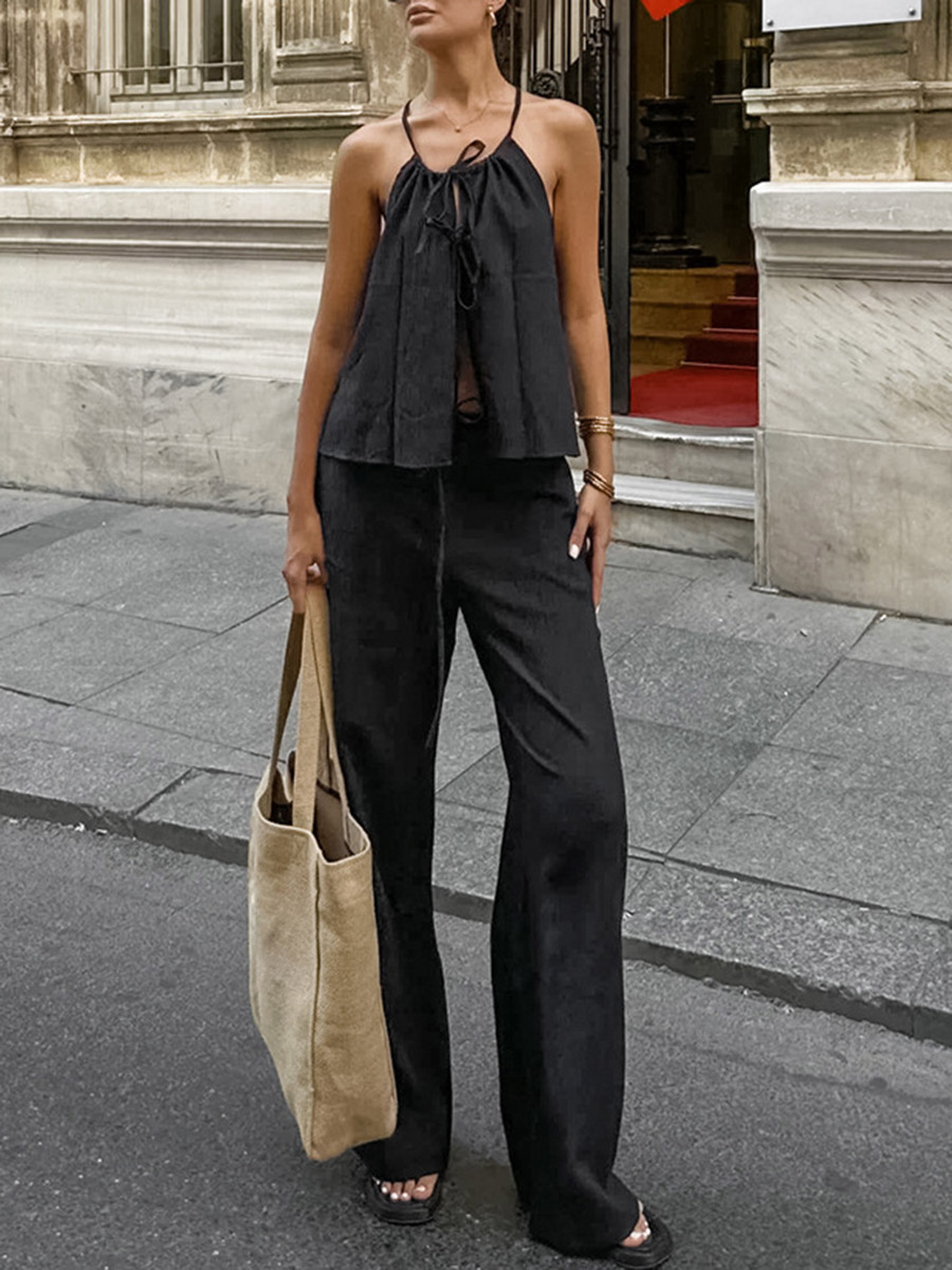 2026 Women Two Piece Set Women - огляд і ціна Linen Pant Wide