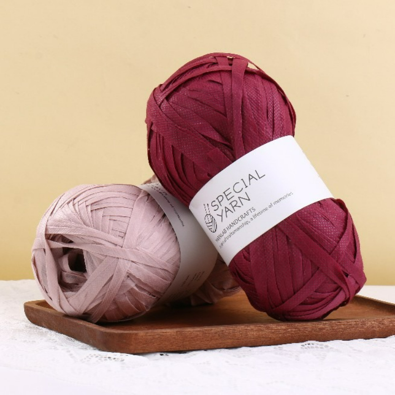 100g/pcs Raffia Flat Yarn for  - огляд і ціна Crochet Bag Raffia