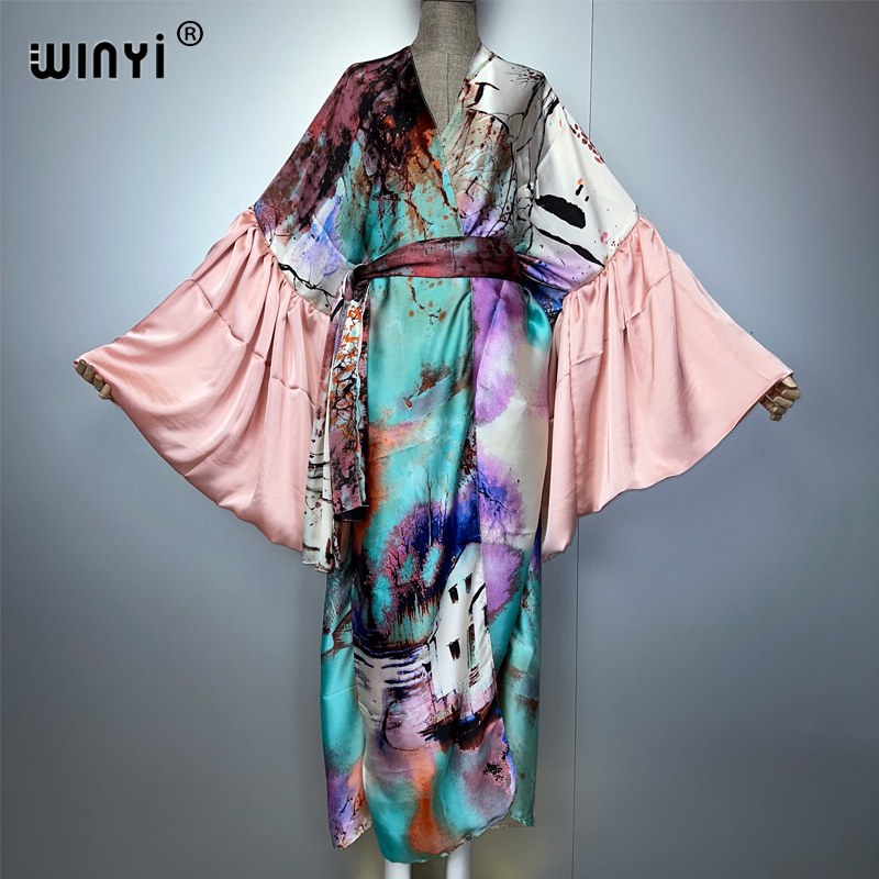 WINYI Summer Kimono party dres - огляд і ціна Cover Up Kaftan