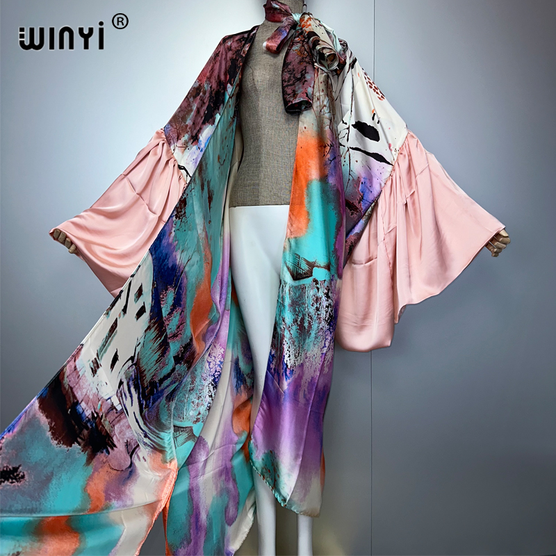 WINYI Summer Kimono party dres - огляд і ціна Cover Up Kaftan