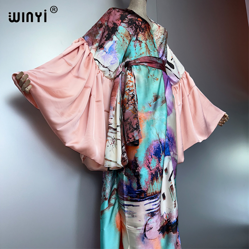WINYI Summer Kimono party dres - огляд і ціна Cover Up Kaftan