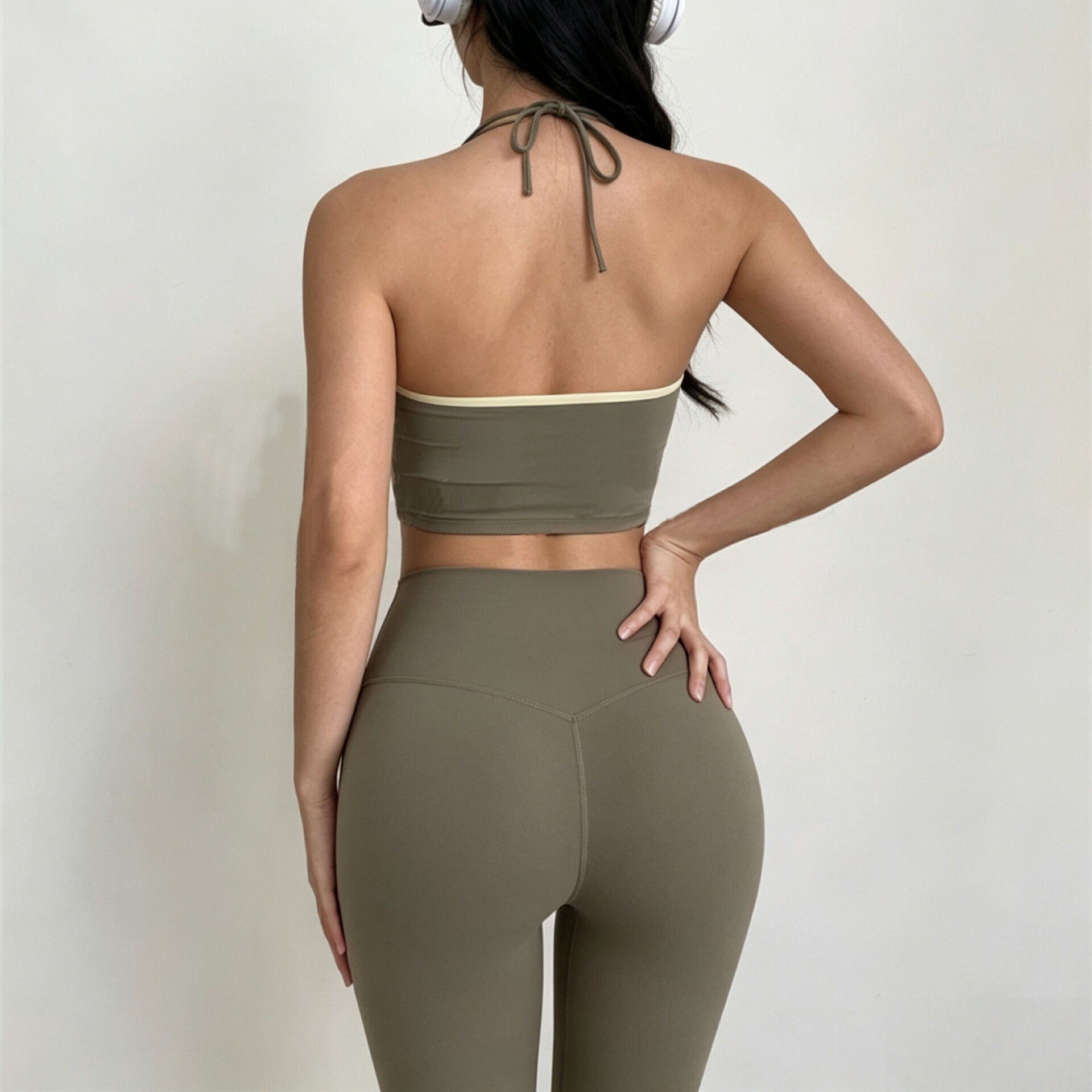 Hanging Halter Top Women Sport - огляд і ціна Bralette Triangle Set
