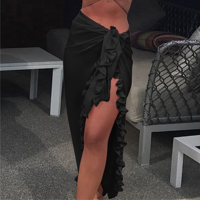 5 Colors Ruffle Sarong for Wom - огляд і ціна Cover Up Kaftan