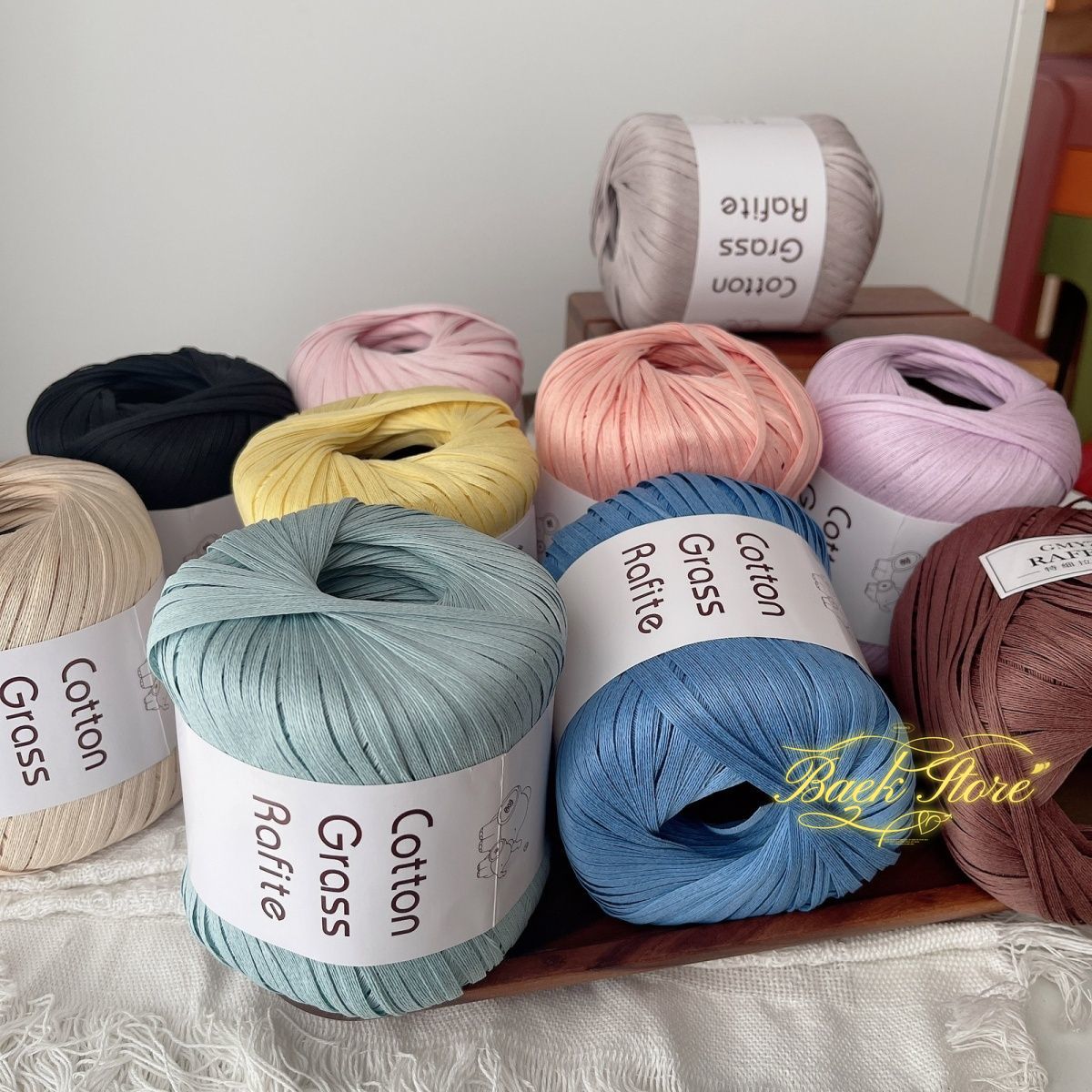 102M/roll Multicolor Raffia Ya - огляд і ціна Crochet Bag Raffia