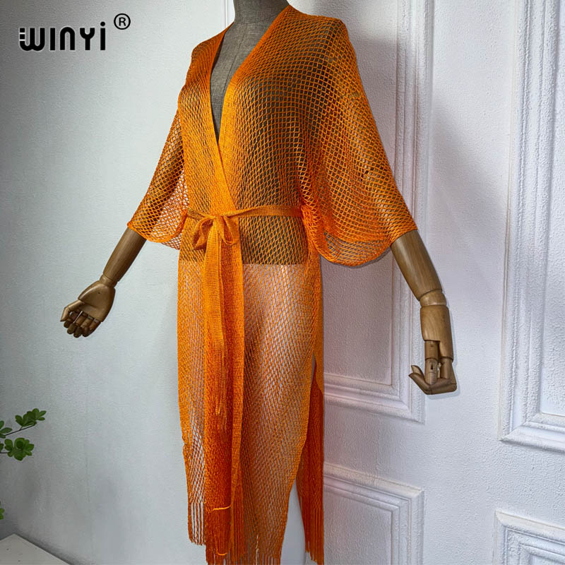 WINYI hollow beach kimono sexy - огляд і ціна Cover Up Kaftan
