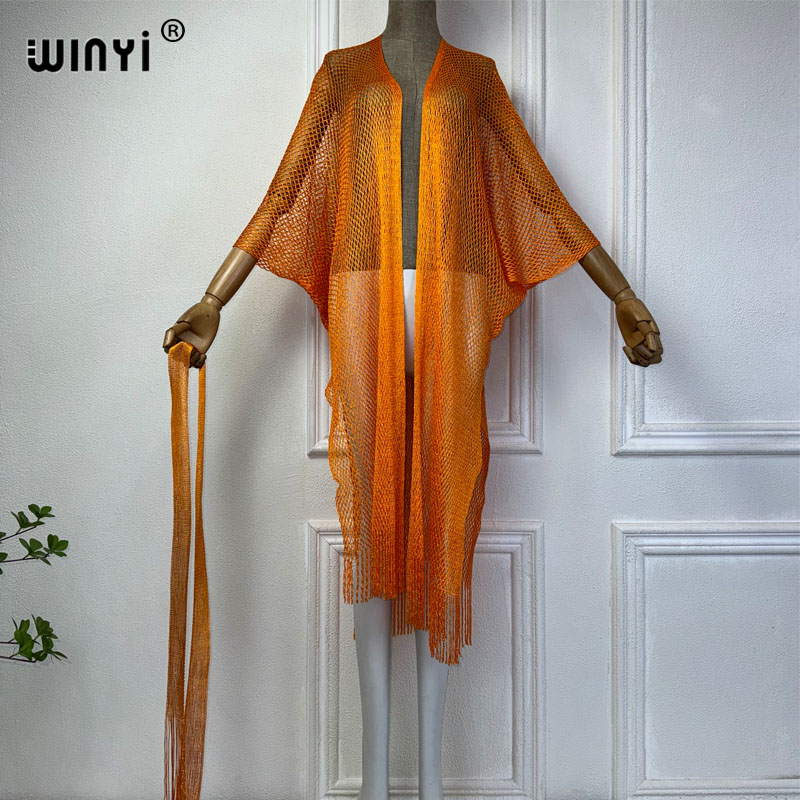 WINYI hollow beach kimono sexy - огляд і ціна Cover Up Kaftan