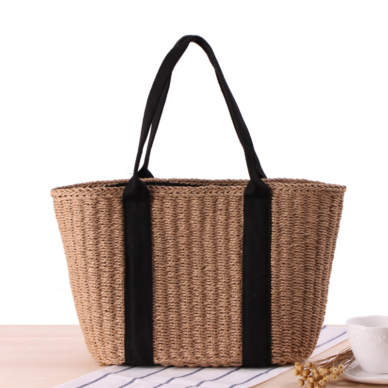Trendy Straw Women Tote Bag Lu - огляд і ціна Crochet Bag Raffia