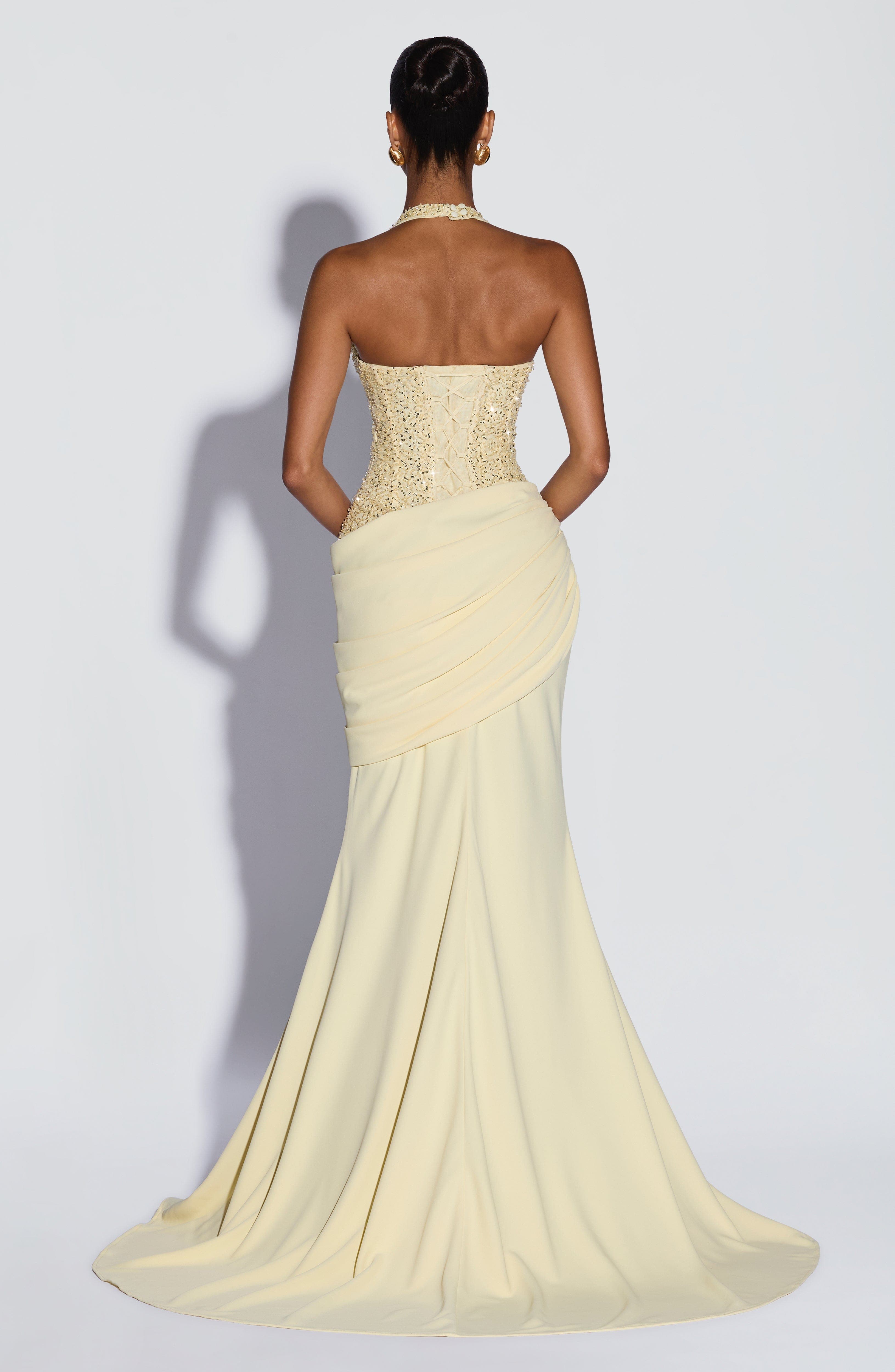 Luxury Halter V Sequin Maxi Go - огляд і ціна Maxi Dress Halter