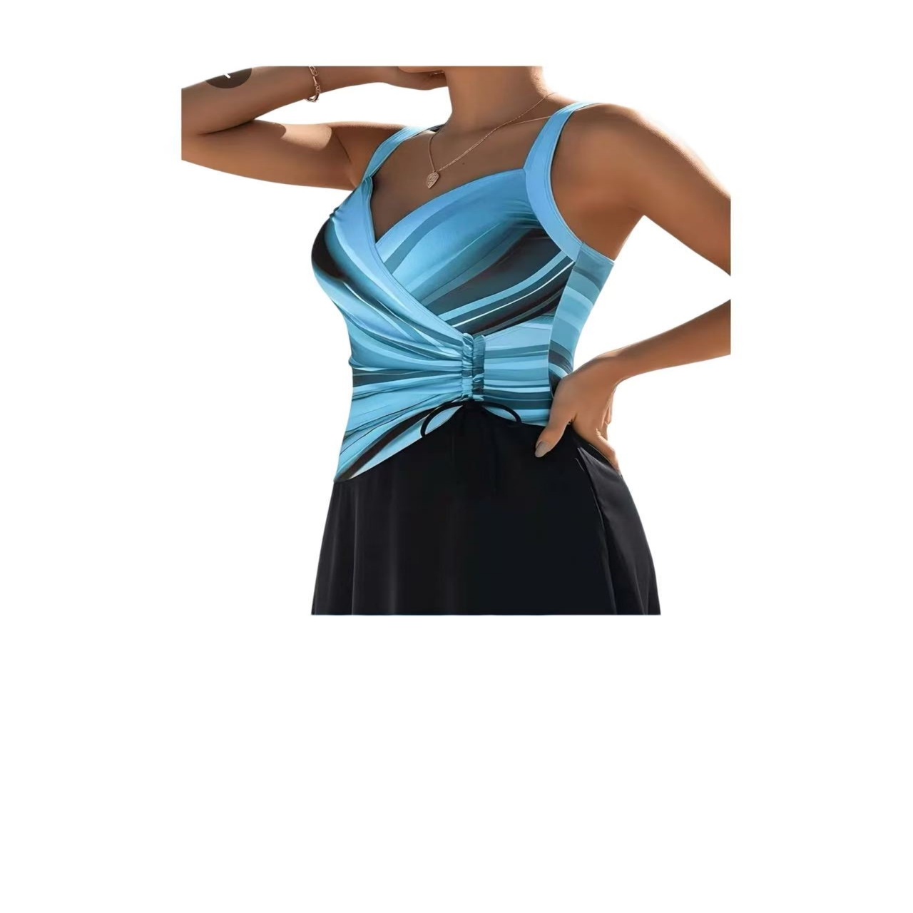 Women Swimdress One Piece Swim - огляд і ціна Swimsuit Bikini Ruched