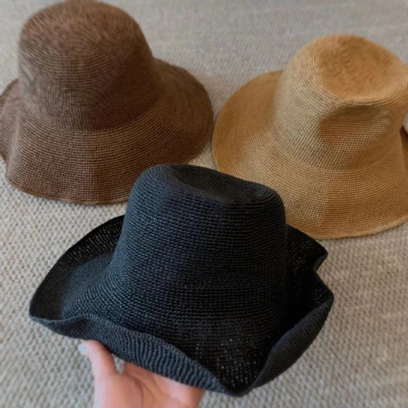 2025 new paper straw sun hat w - огляд і ціна Hat Floppy Wide