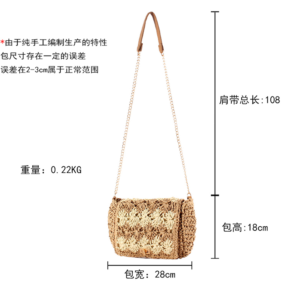 Straw Crossbody Bags for Women - огляд і ціна Crochet Bag Raffia