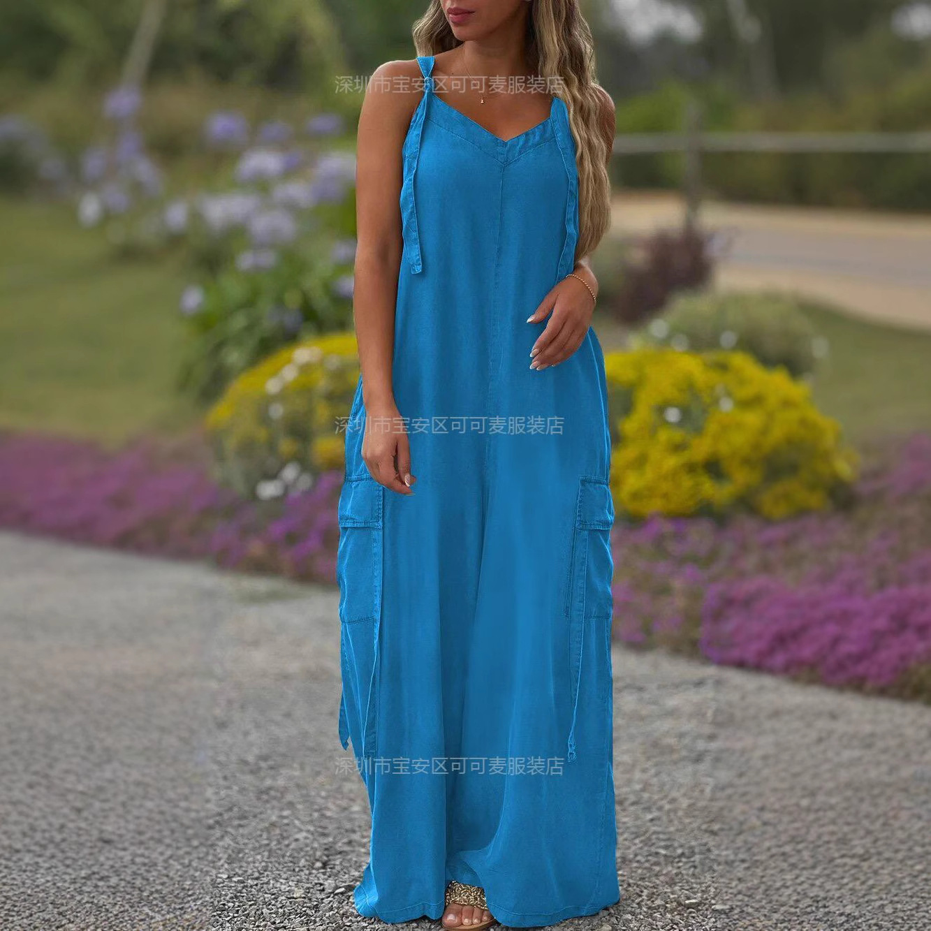 Loose Summer Jumpsuit Casual L - огляд і ціна Jumpsuit Linen Relaxed