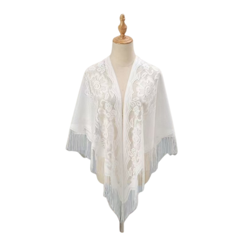 Floral Lace Shawl Wrap Women E - огляд і ціна Kimono Sheer Floral
