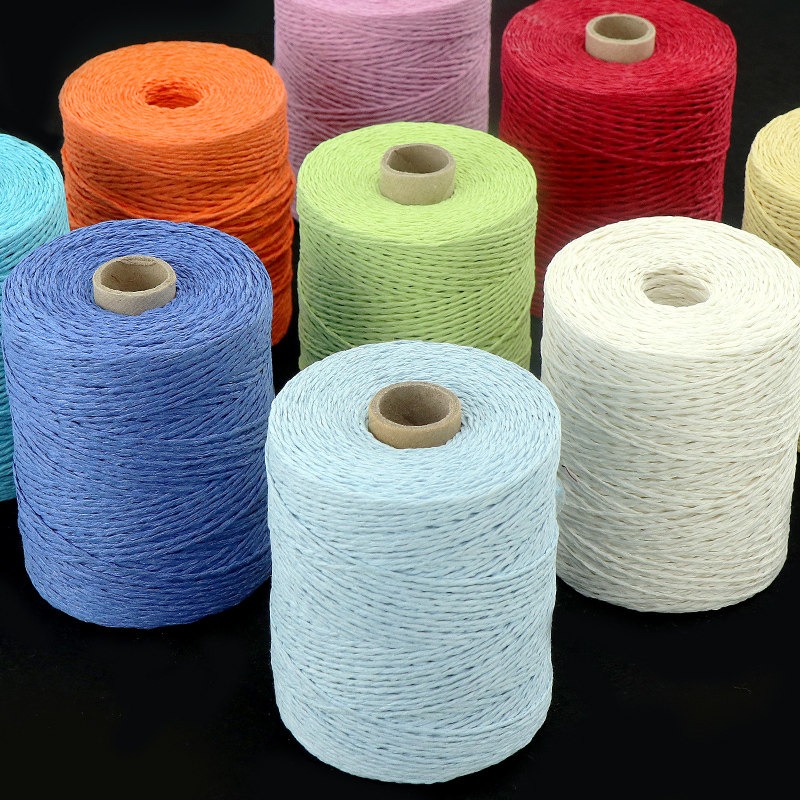 150g Plain 2 Ply Raffia Yarn f - огляд і ціна Crochet Bag Raffia