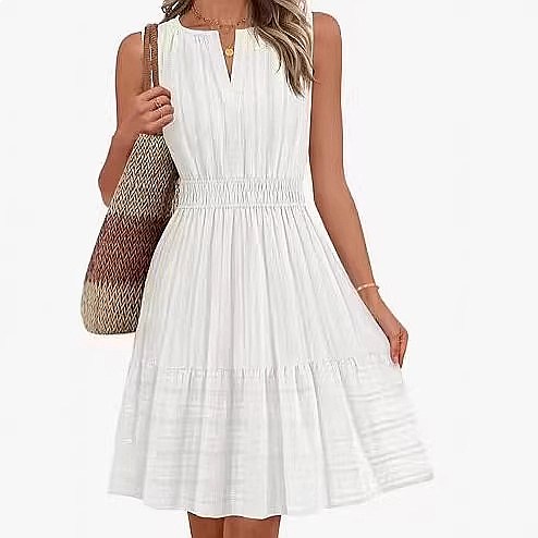 Spring Summer Women's Sleevele - огляд і ціна Linen Dress Wrap