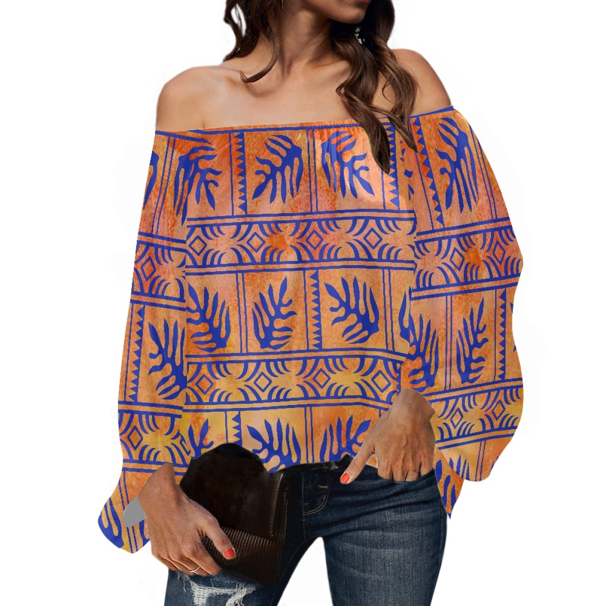 Polynesian Tribal Clothing Sam - огляд і ціна Blouse Off Shoulder