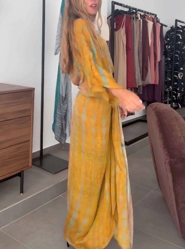 Summer Dress Women's Linen V N - огляд і ціна Linen Dress Wrap