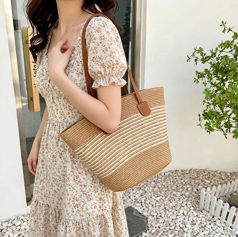 CLAREGQI  Women's Striped Stra - огляд і ціна Tote Bag Beach