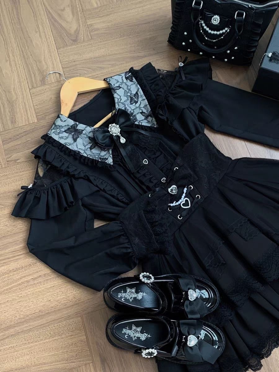 Harajuku Kawaii Skirt Sets Wom - огляд і ціна Blouse Off Shoulder
