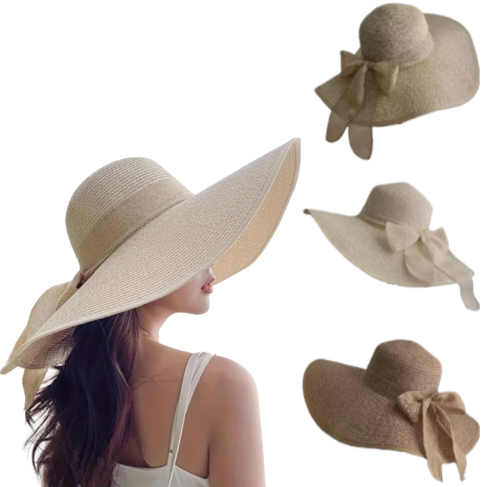 Women Summer Wide Brim Straw H - огляд і ціна Hat Floppy Wide