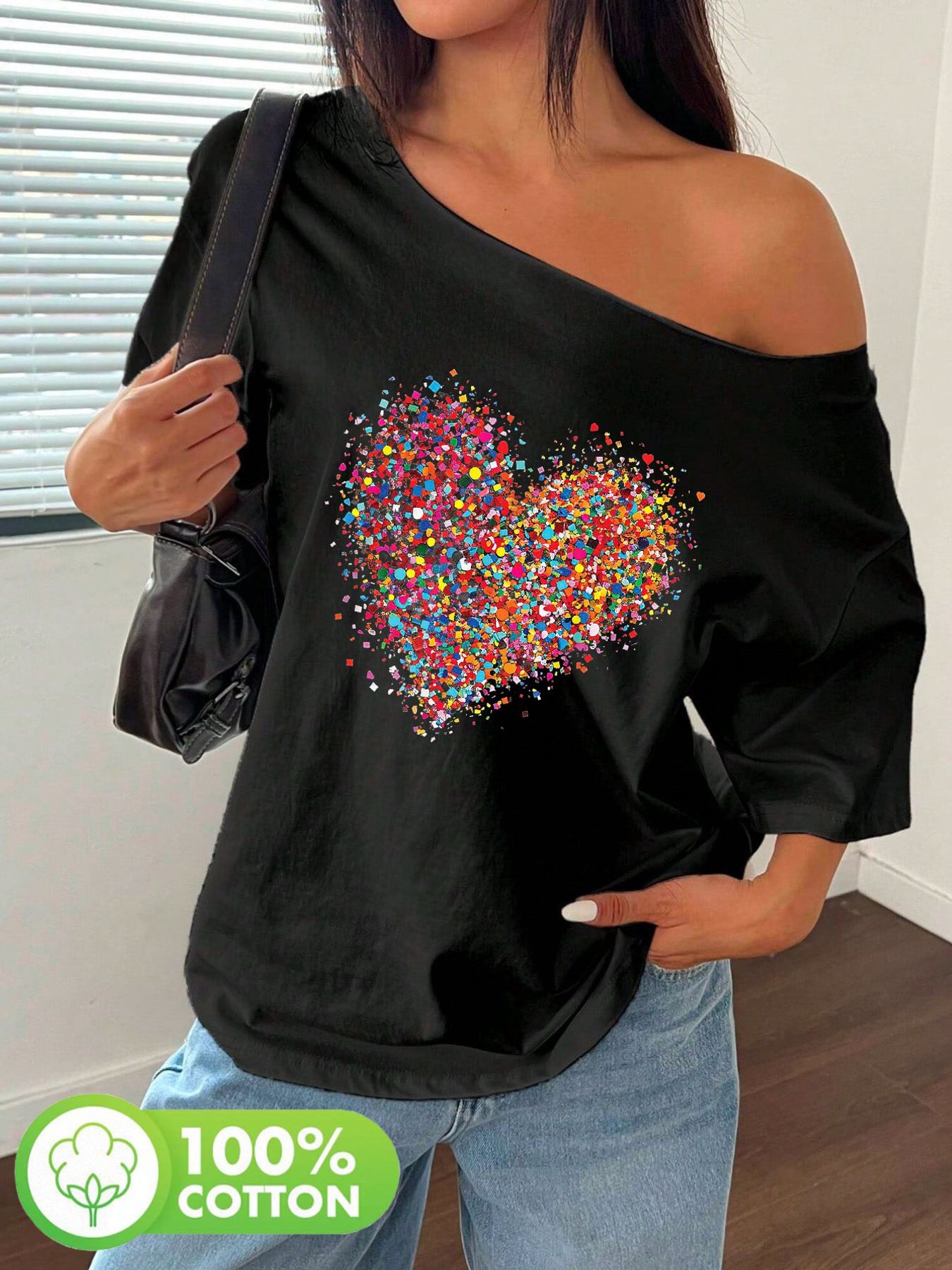 Plus Size 100% Cotton Shoulder - огляд і ціна Blouse Off Shoulder