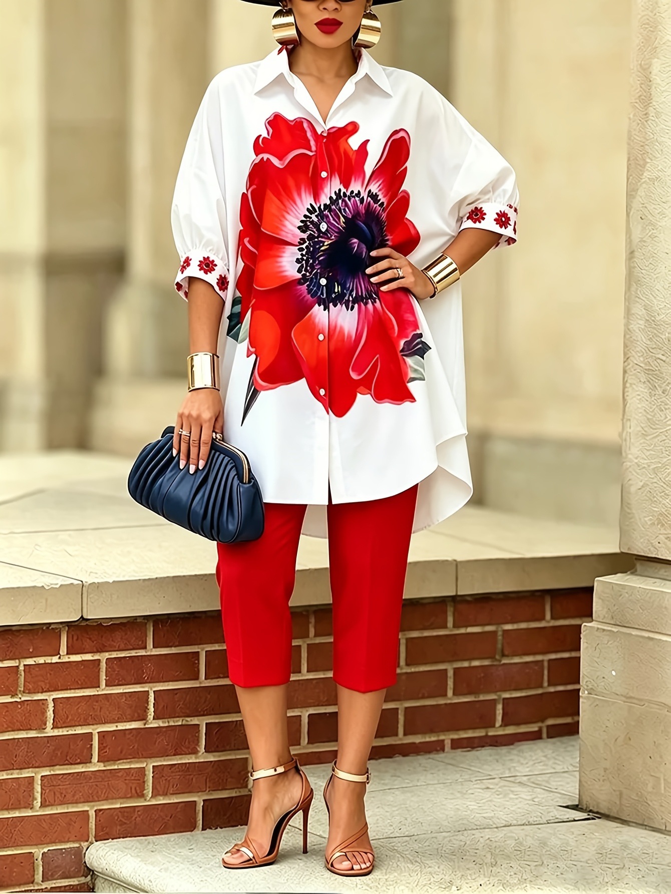 Vintage Women Floral Printed 2 - огляд і ціна Romper Floral Print