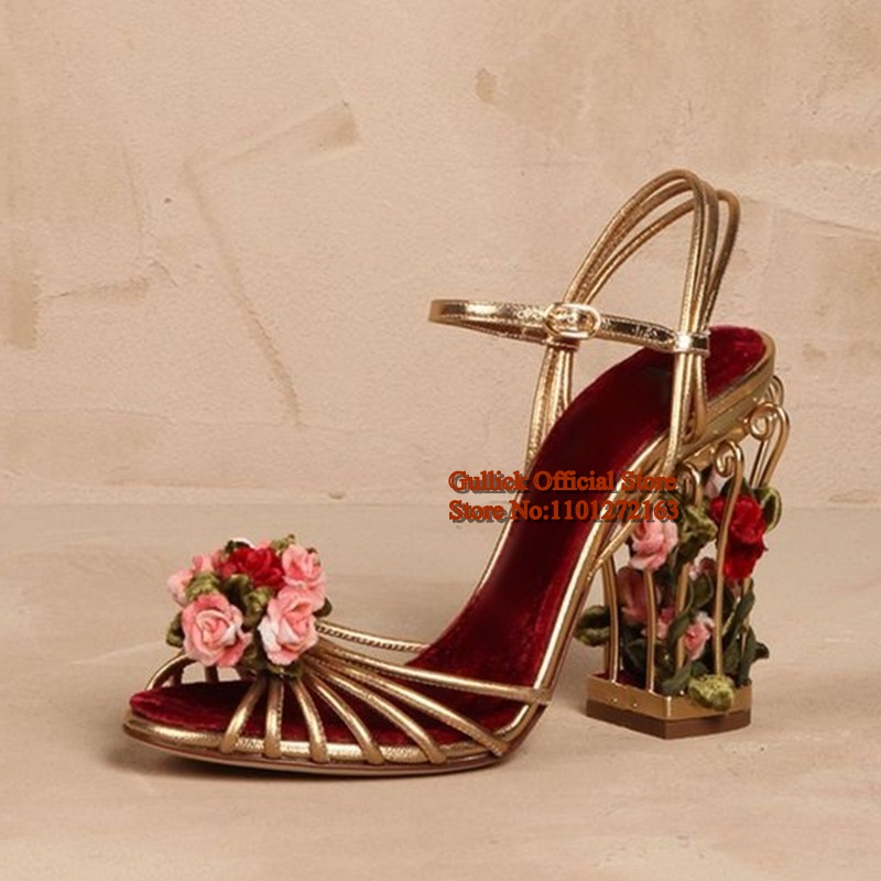 Luxury Bird Cage Women Sandals - огляд і ціна Sandal Strappy Heeled