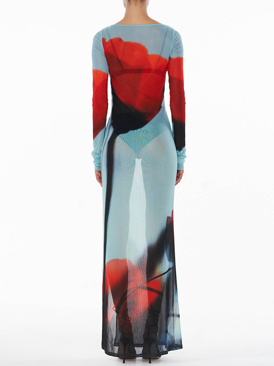 Women’s Boydcon Long Dress She - огляд і ціна Midi Skirt Floral