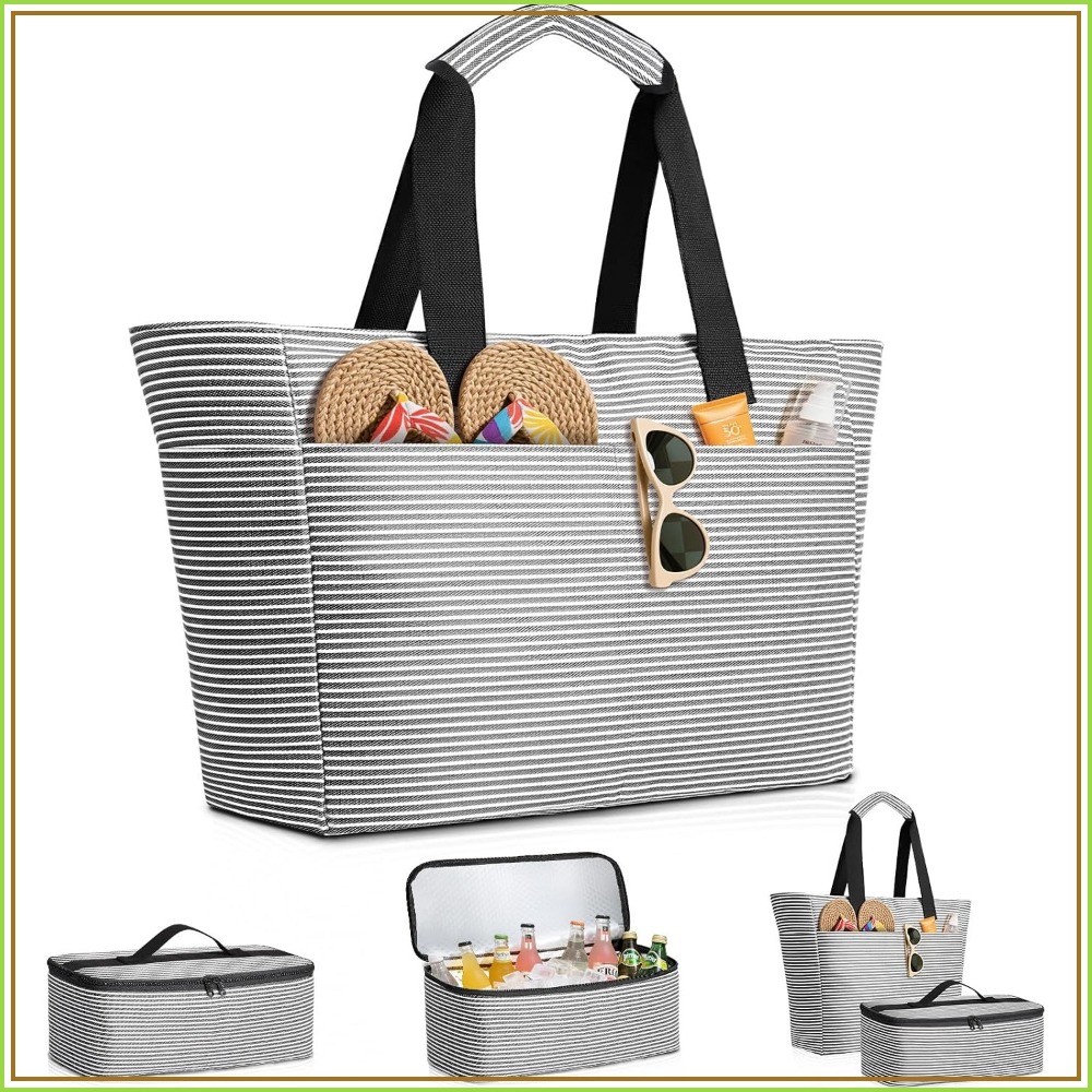 45L Waterproof Beach Bag and C - огляд і ціна Tote Bag Beach