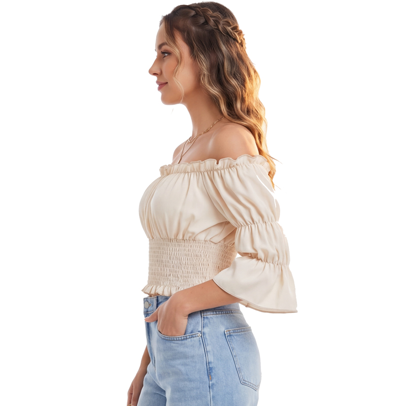 Renaissance Blouse Women Top w - огляд і ціна Blouse Off Shoulder