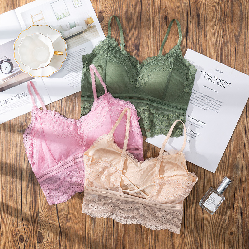 3D Sexy lace Lingerie Seamless - огляд і ціна Bralette Triangle Set