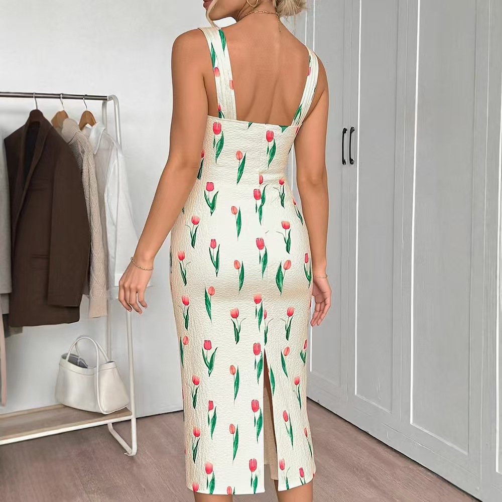 Fashionable Floral Print Crop  - огляд і ціна Midi Skirt Floral