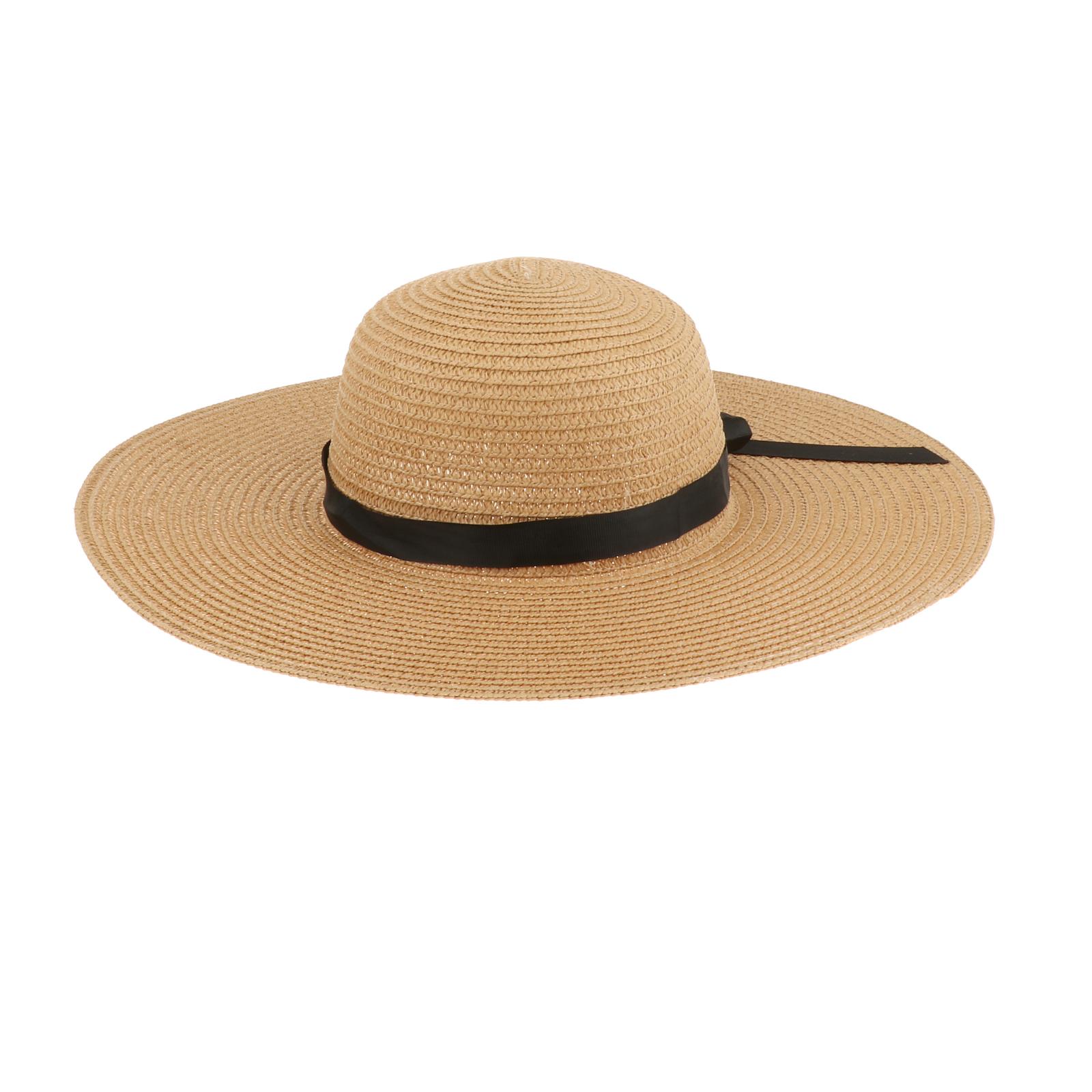 Women Summer Straw Hat Visor F - огляд і ціна Hat Floppy Wide