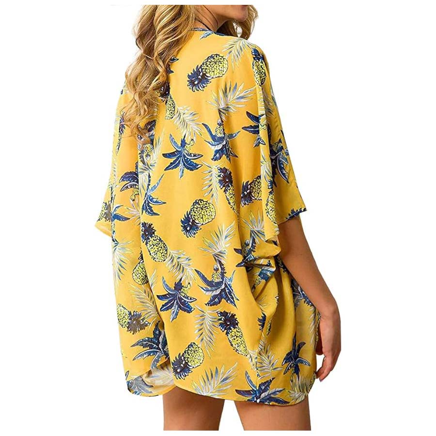 Women's Loose Sheer Chiffon Ki - огляд і ціна Kimono Sheer Floral
