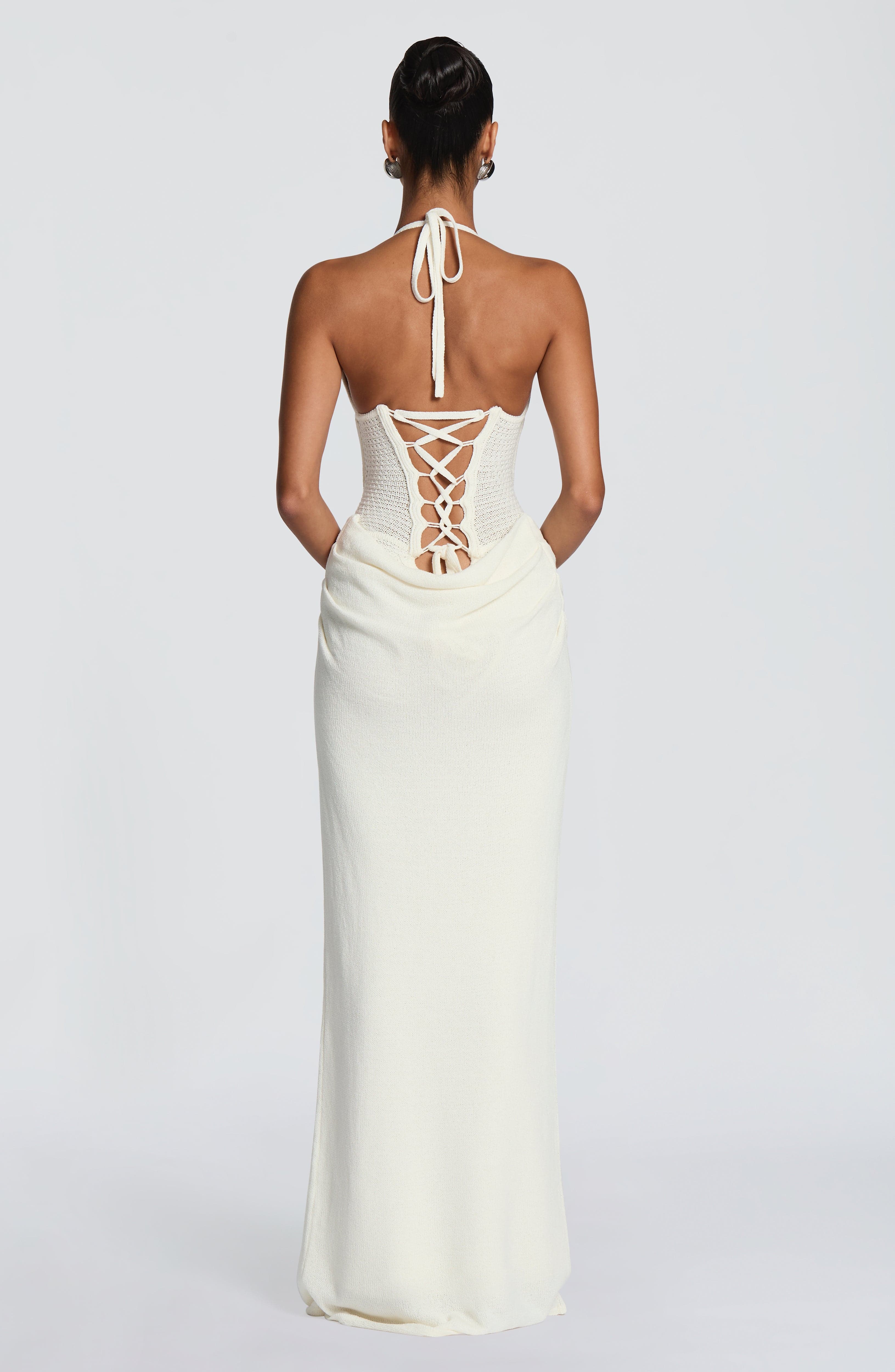 Boho Halter Knit Maxi Dress Ho - огляд і ціна Maxi Dress Halter
