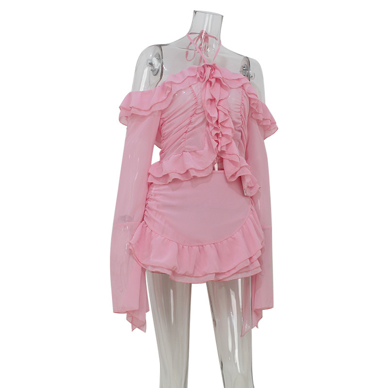 Women Holiday Sweet Ruffles 2  - огляд і ціна Blouse Off Shoulder