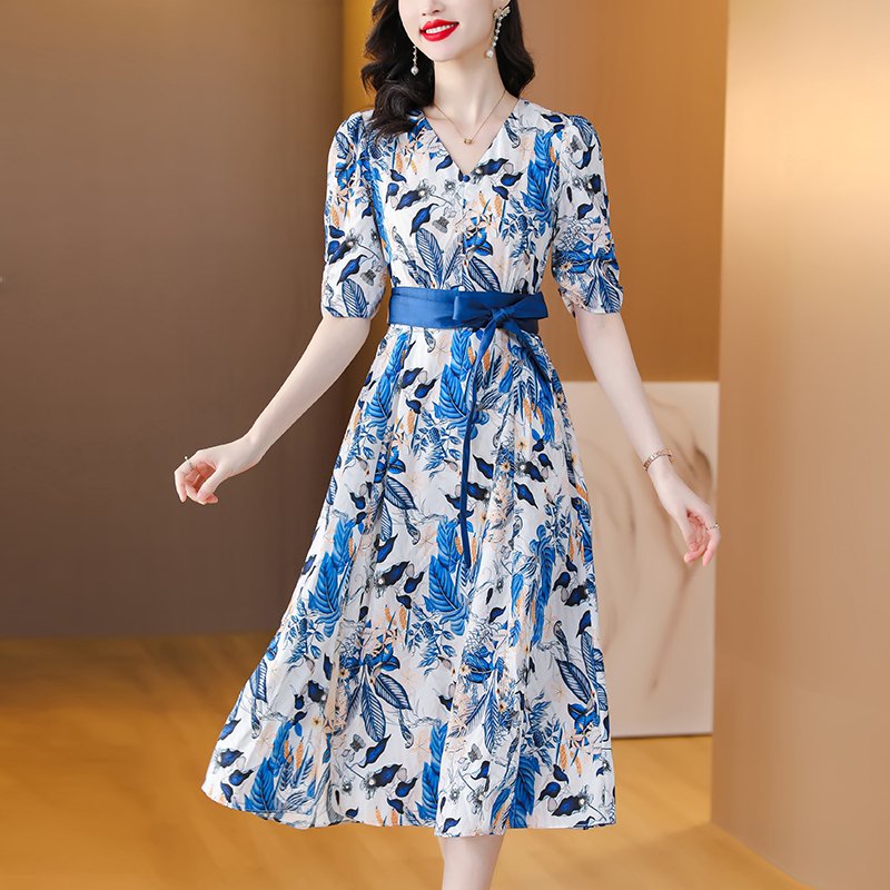 2025 Summer Women Boho Luxury  - огляд і ціна Midi Skirt Floral